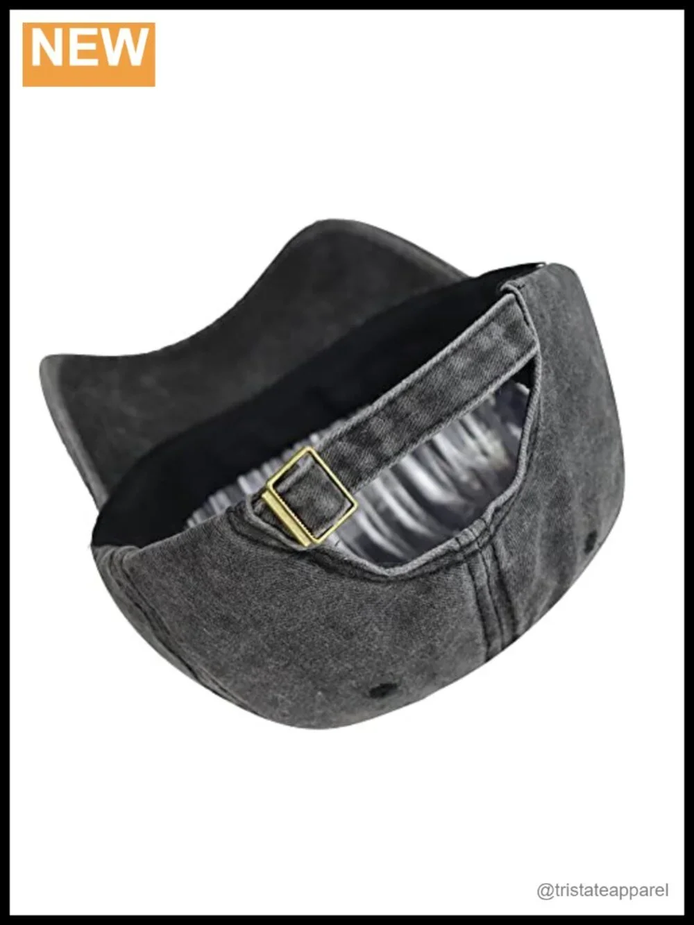 Washed Cotton Adjustable Embroidered Baseball Cap Sun Hat Beach